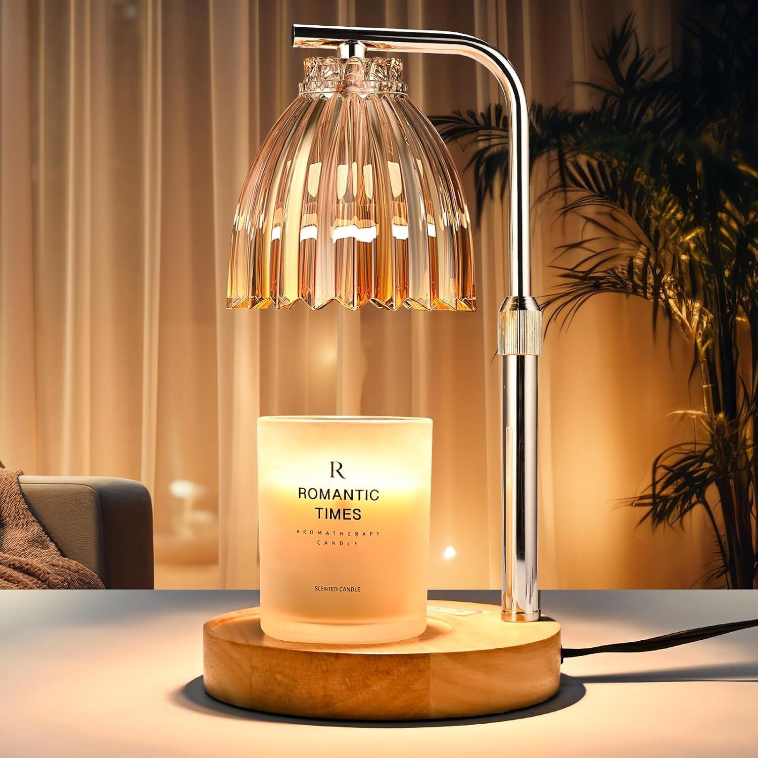 Wax Warmer - 높이 조절 가능한 아로마테라피 왁스 멜트