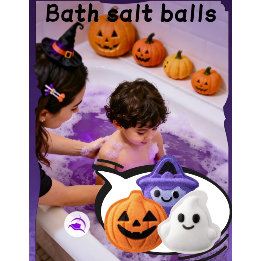 할로윈 장난감 입욕제 볼 1/3개 세트: 호박, 마녀, - Bath Salts 리뷰 및 가격
