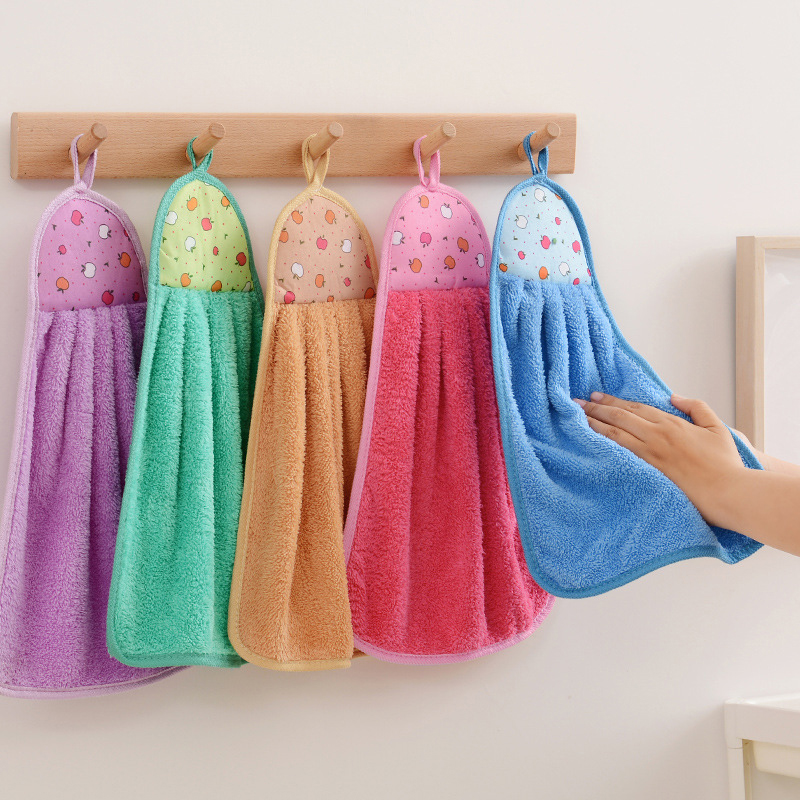 4pcs 주방 욕실용 작은 핸드 타올 산호 벨벳 부드러 - Spa Towel 리뷰 및 가격