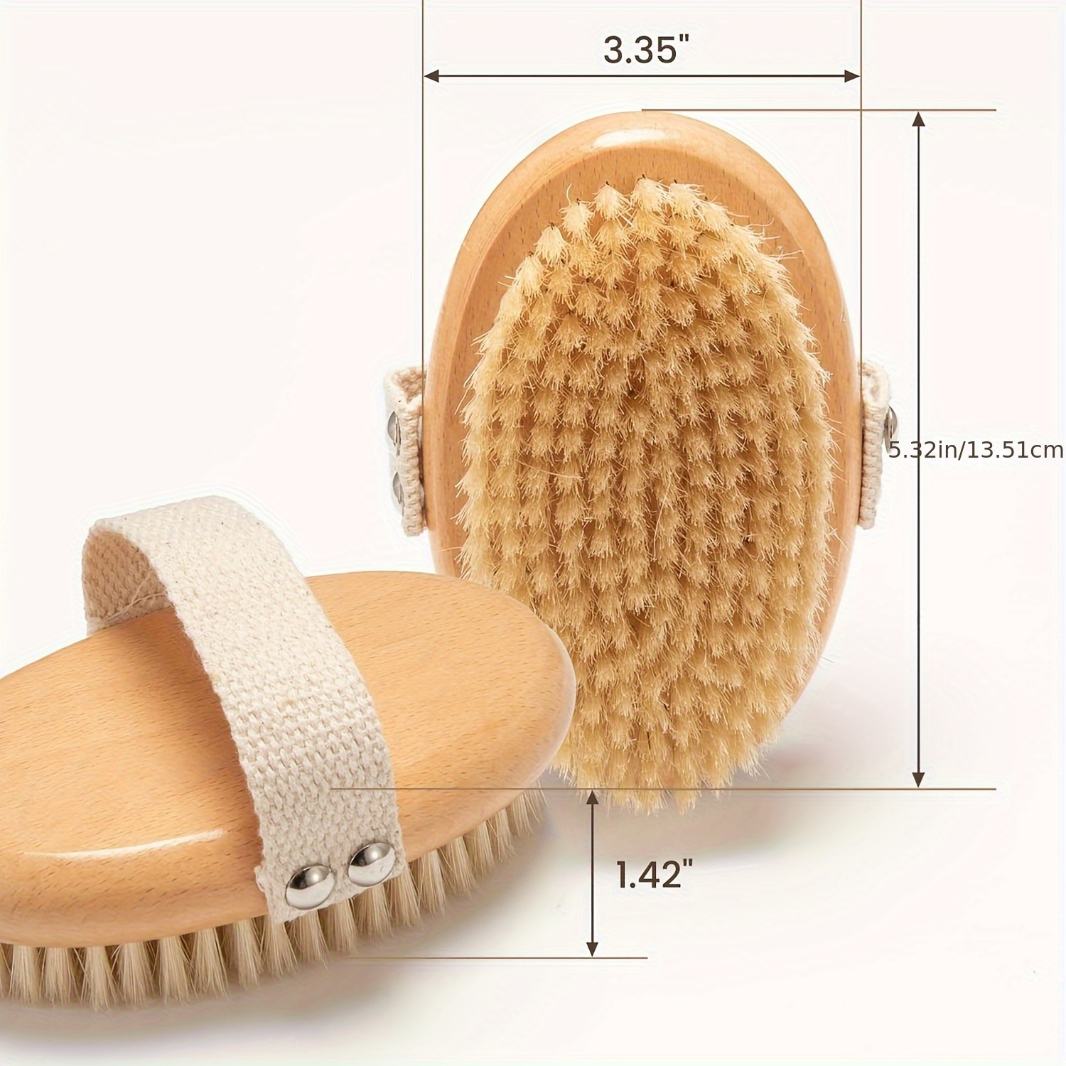 2개 세트: 드라이 브러시 바디 브러시와 양면 니켈 발 - Body Brush 리뷰 및 가격